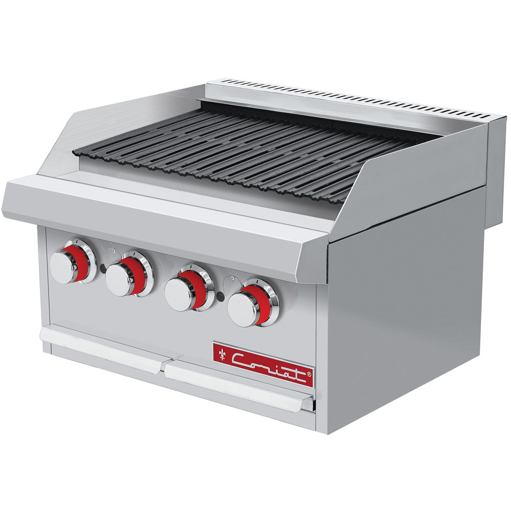 Asador Coriat ACH-2 PETIT De 2 Parrillas Reversibles Y 1 Capa De Piedra Volcánica Refractaria Linea Premium