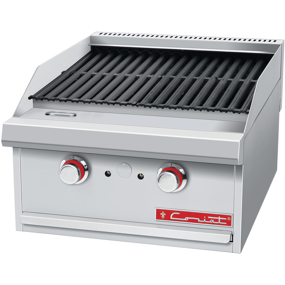 Asador Coriat ACV-2 MASTER De 2 Parrilla Reversible Y 1 Capa De Piedra Volcánica Refractaria Linea Premium