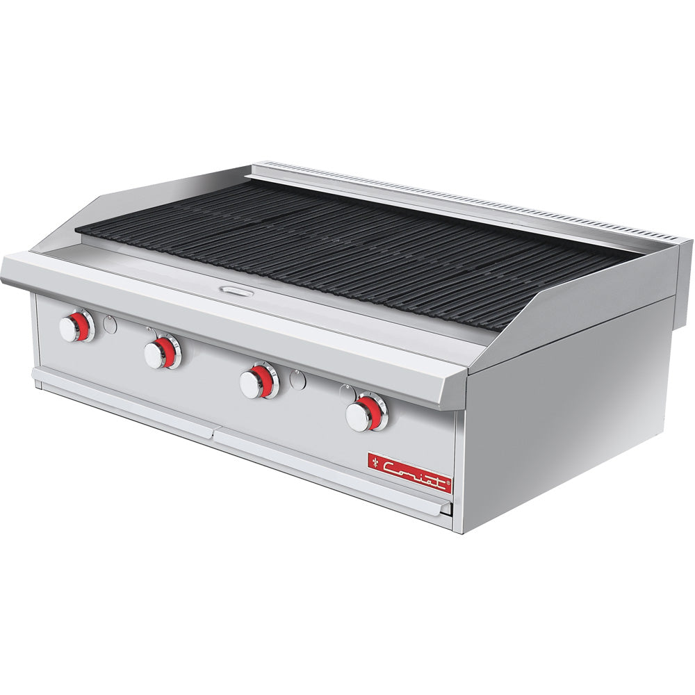 Asador Coriat ACV 4 MASTER De 4 Parrilla Reversible Y 1 Capa De Piedra Volcánica Refractaria Linea Premium
