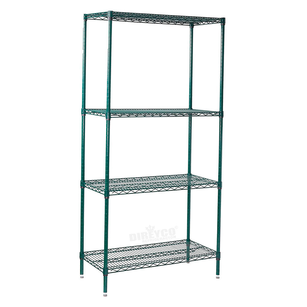 Anaquel Epoxico Asber ED 1836 - 4 Niveles -450x920x1820 mm