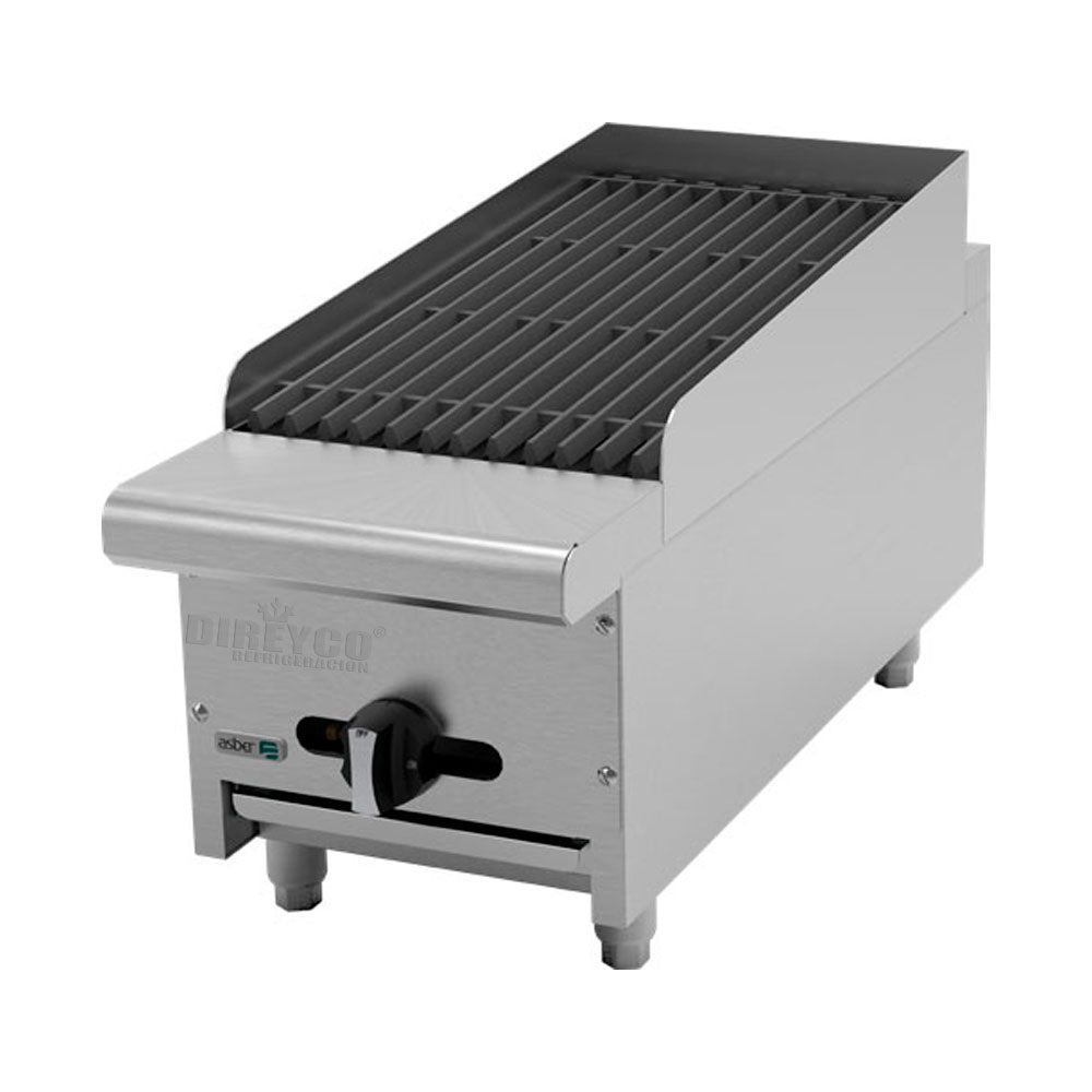 Asador Piedra Volcanica Asber AECRB-12 con sercha perimetral