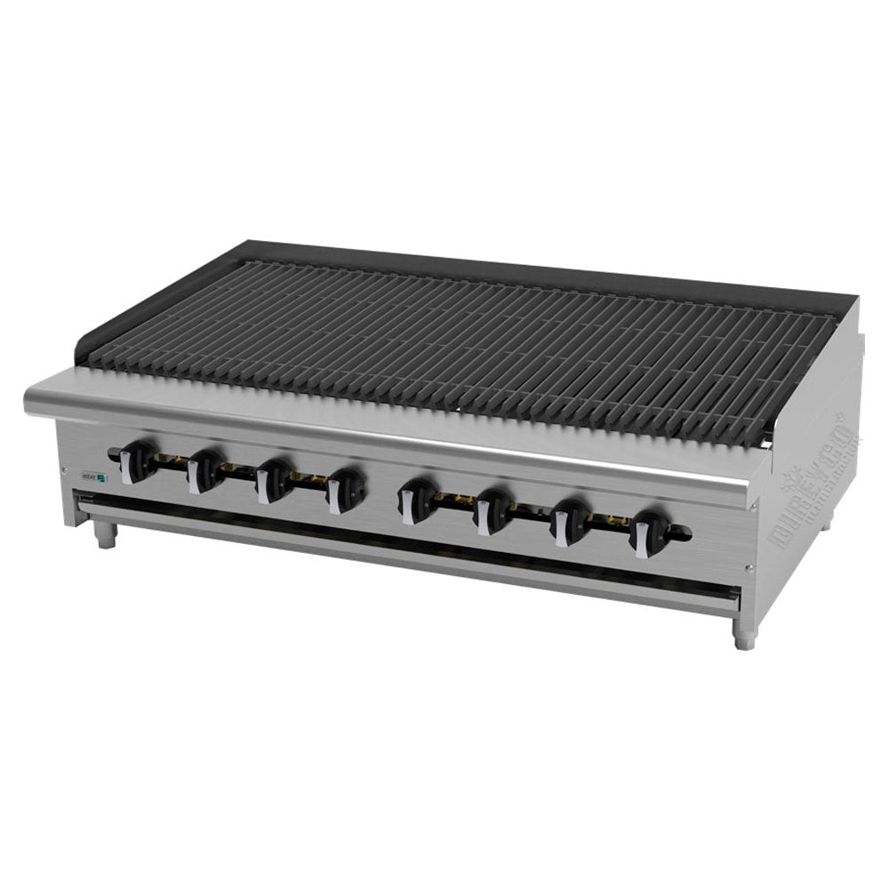 Asador Radiante Asber AERB-48 con sercha perimetral