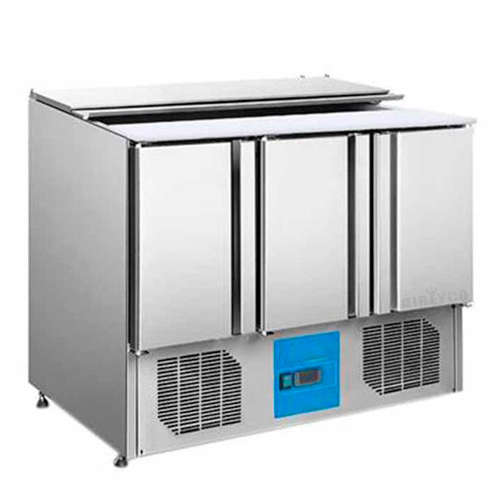 Barra Fría Migsa S903 Para Ensaladas Tres Puertas