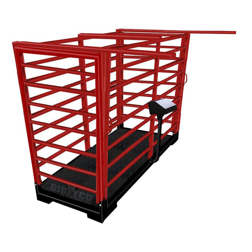 Bascula Ganadera KM Mod. KM-2000 G Piso De Plastico Antiderrapante Para 2 Toneladas