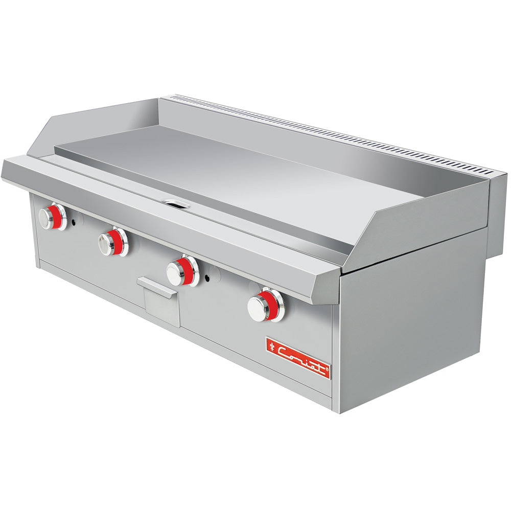 Plancha Coriat CH-4 PETIT De 4 Quemadores Tubulares, Placa de 3/4" De Espesor Linea Premium