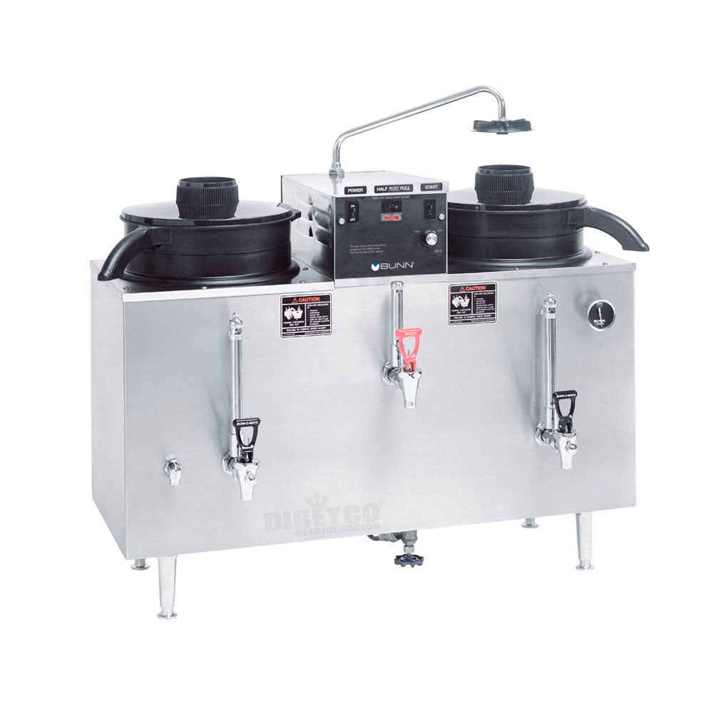 Cafetera Percoladora Bunn BM-CAU3-V2A2 * U3 Electrica Automática De 2 Urnas De 11.4 Litros
