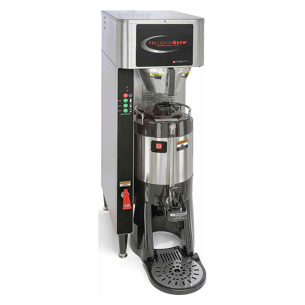 Cafetera Percoladora Digital Grindmaster PBIC-330-V2 Para Shuttle Con Termo Incluido A 240V