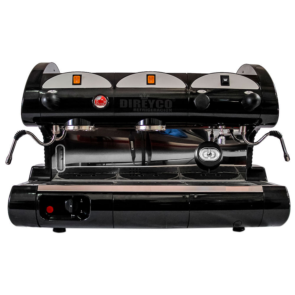 Cafetera Semi-Automatica La Pavoni Modelo BAR 2M De 2 Grupos Negra