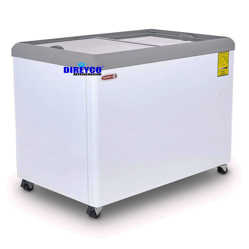 Congelador Horizontal Torrey CHC-110P Tapa De Cristal Plano