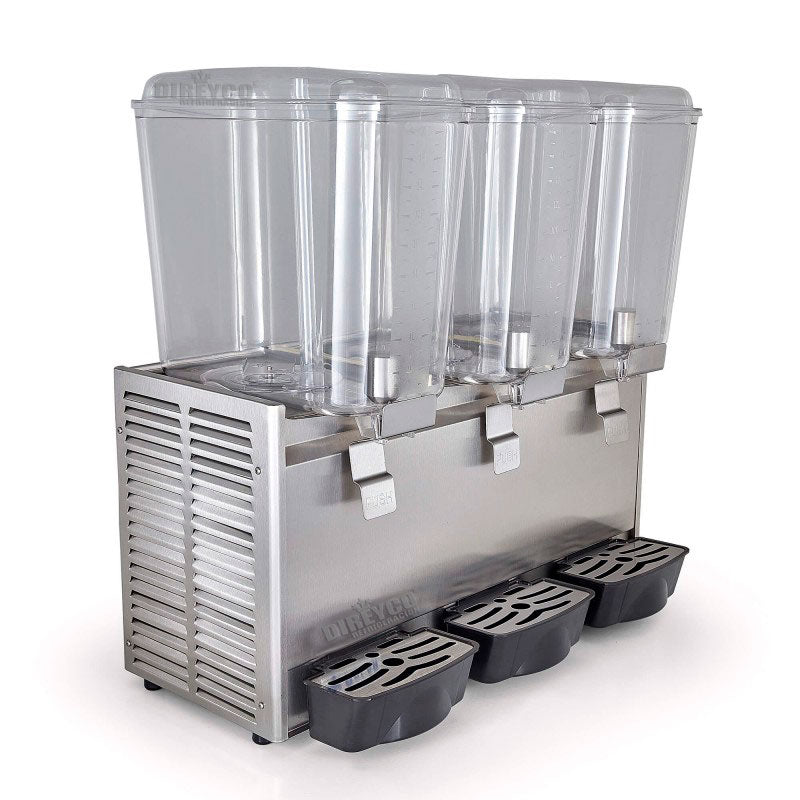 Despachador De Bebidas Protek DBK-18X3  De Tres Tanques De 18 Litros