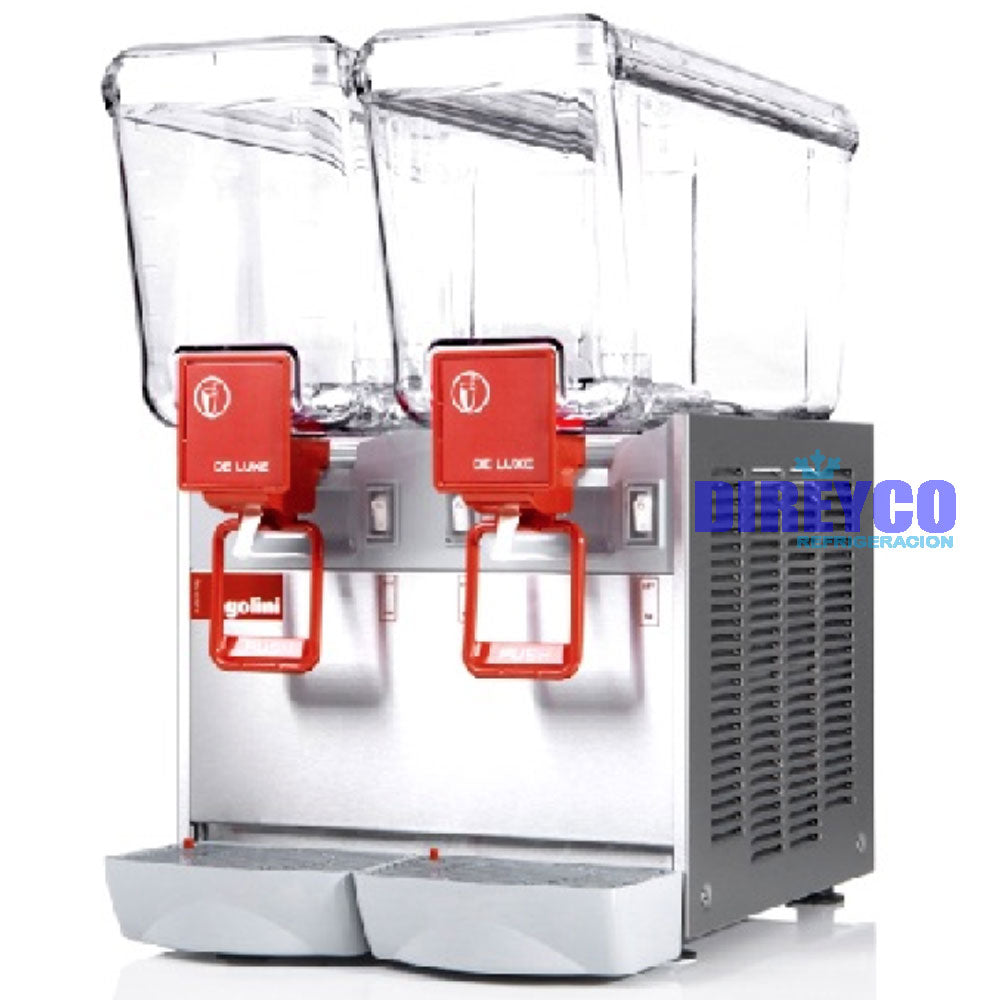 Despachador De Bebidas Ugolini D20/2 De 2 Tazones De 20 Litros