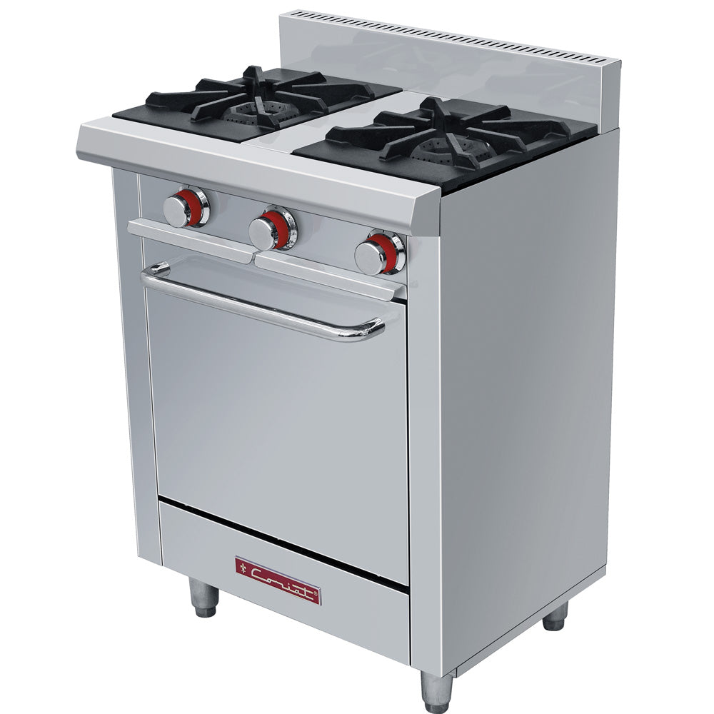 Estufa Coriat EC-2-HM PETIT De 2 Quemadores Abiertos y Horno Linea Premium