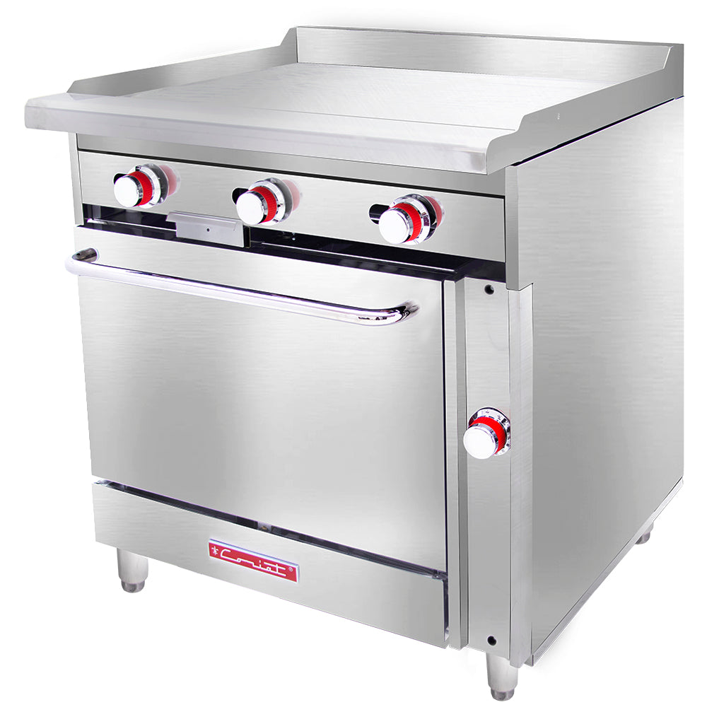 Plancha Coriat EC-HG-GRILL HD De 3 Quemadores y Horno Linea Premium