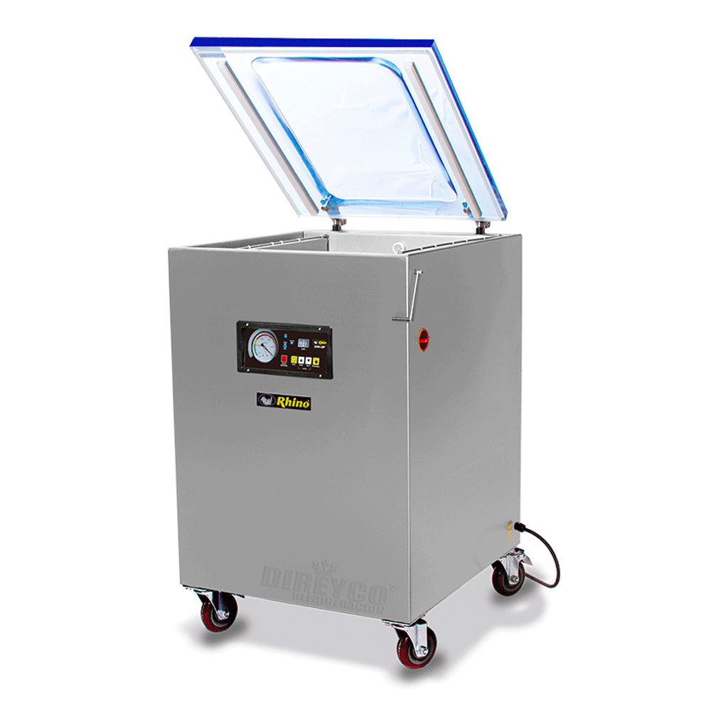 Empacadora Al Vacio Rhino EVAC-20P Con 5 Ciclos Preconfigurados Y Barra Selladora De 51 Cm