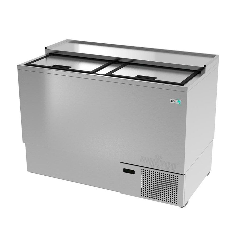 Glass Froster en Acero Inoxidable Asber AGF-50-S-HC 2 Puertas Corrediza