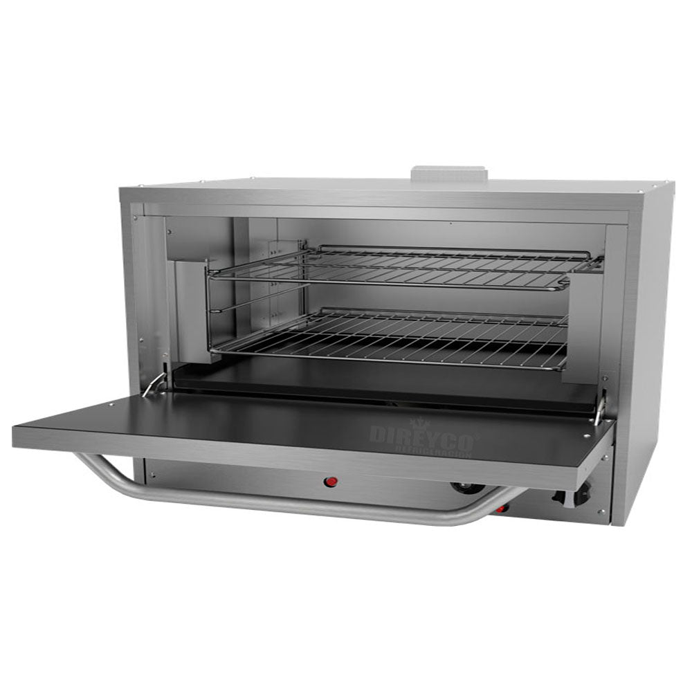 Horno Pizzero Asber AEPO-36 - 2 Parrillas y Guia con 3 Posiciones