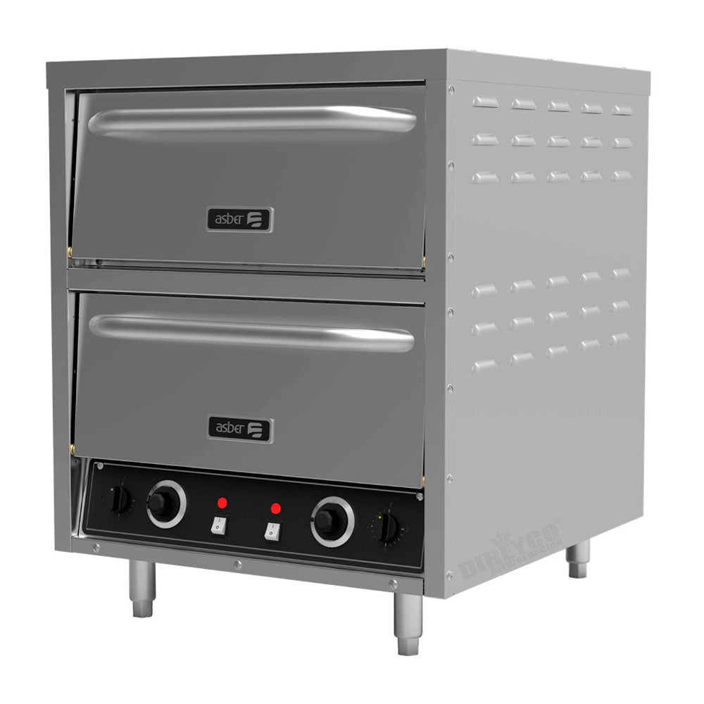 Horno Pizzero Electrico Asber AEPO-26-E STACK - 4 Piedras Refractarias