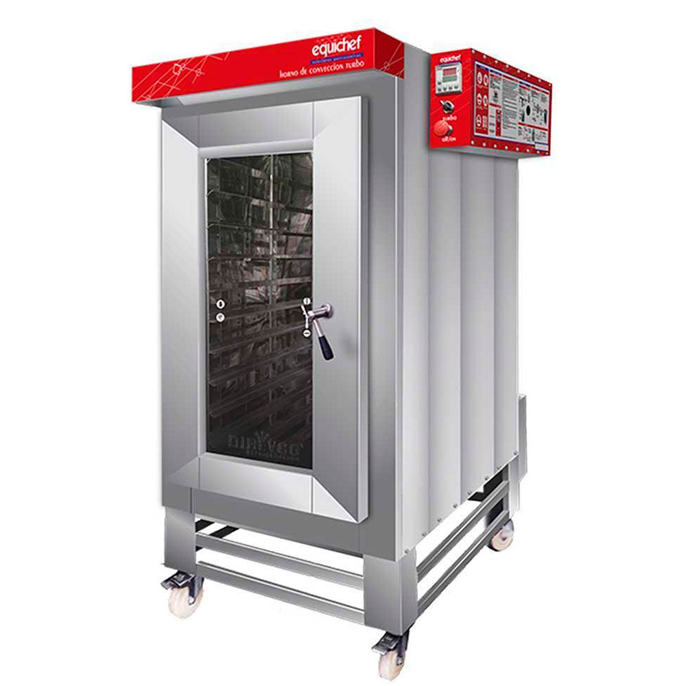 Horno Turbo De Convección Equichef HTE12D Para 12 Charolas A Gas