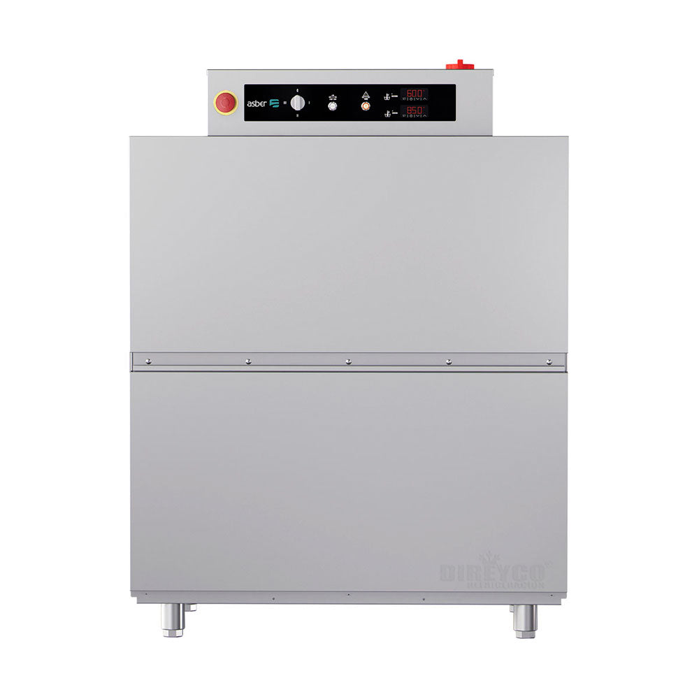 Lavavajilla de Arrastre Asber EASY-120 D CW -Entrada lado Derecho -230 V
