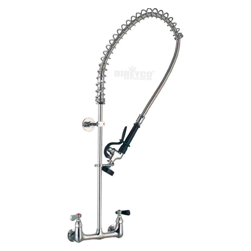 Llave de Prelavado Asber 98002-1 -Colocacion a Lambrin -Perf. Doble y Mezcladora