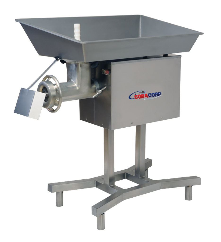 Molino De Carne Cobacorp M-32-5 Con Cabezal De 12" En Acero Estañado Motor De 5 HP