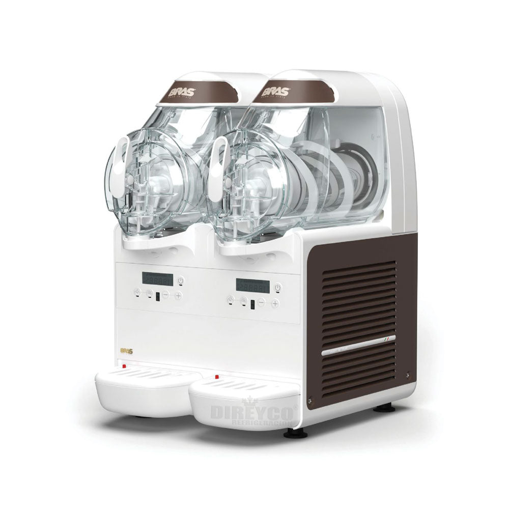 Maquina De Helado Suave Bras BS-BCRM-M2HD * B-CREAM HD De 2 Tinas