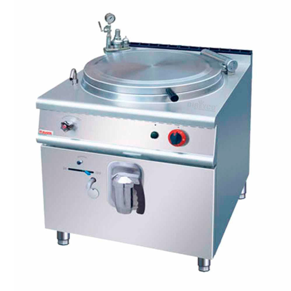 Marmita Migsa ZH-RO100 De Acero inoxidable Para 100 Litros A Gas