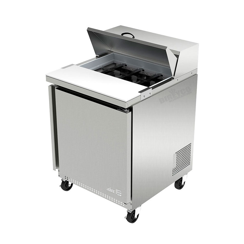 Mesa Refrigerada Asber APTS-27-8-M Para PreParación De Ensaladas