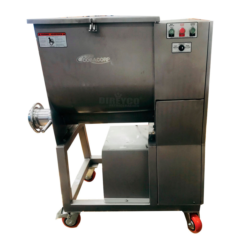 Molino Mezclador Cobacorp MMC-32 Fabricado En Acero Inoxidable Capacidad De 50 Kg Con Motor De 7.5 HP