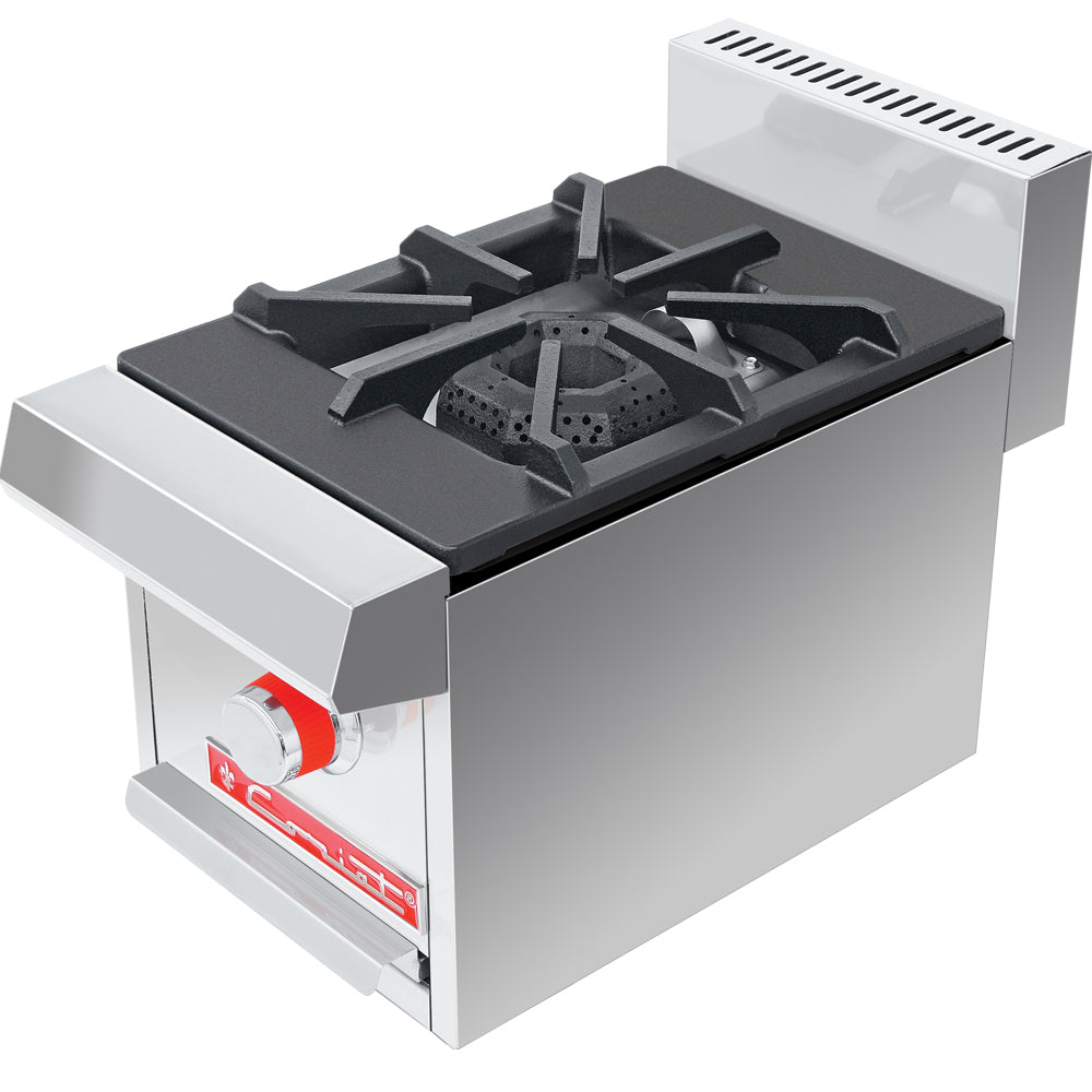 Parrilla Coriat PCH-1 PETIT De 1 Quemador, Parrilla En Hierro Gris Y 1 Cubierta Semi-Sellada Linea Trend