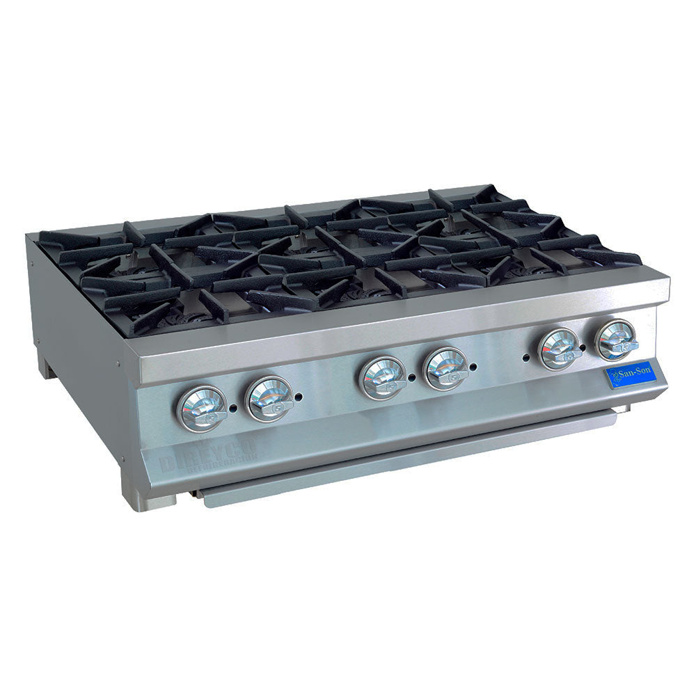 Parrilla San-Son SS6Q Con 6 Quemadores Tipo Helice