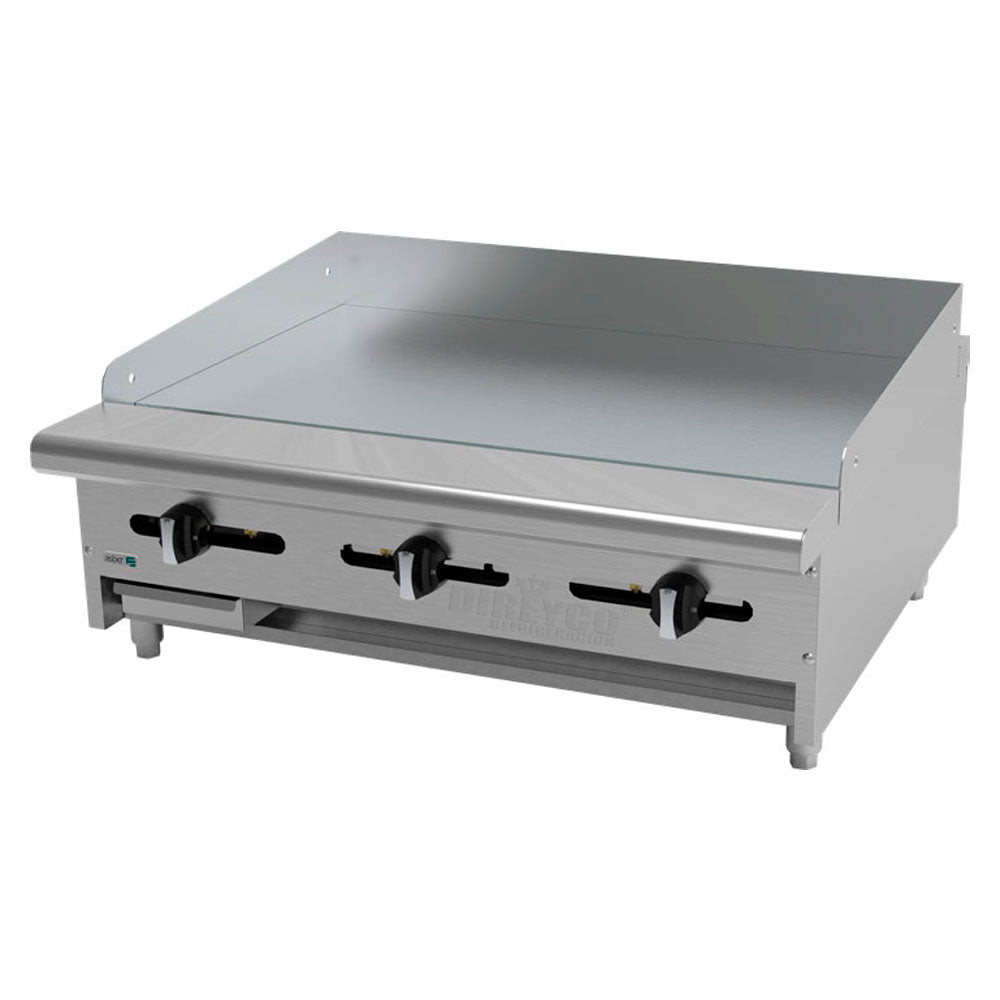 Plancha Asber AEMG-36-H con placa de 3/4"