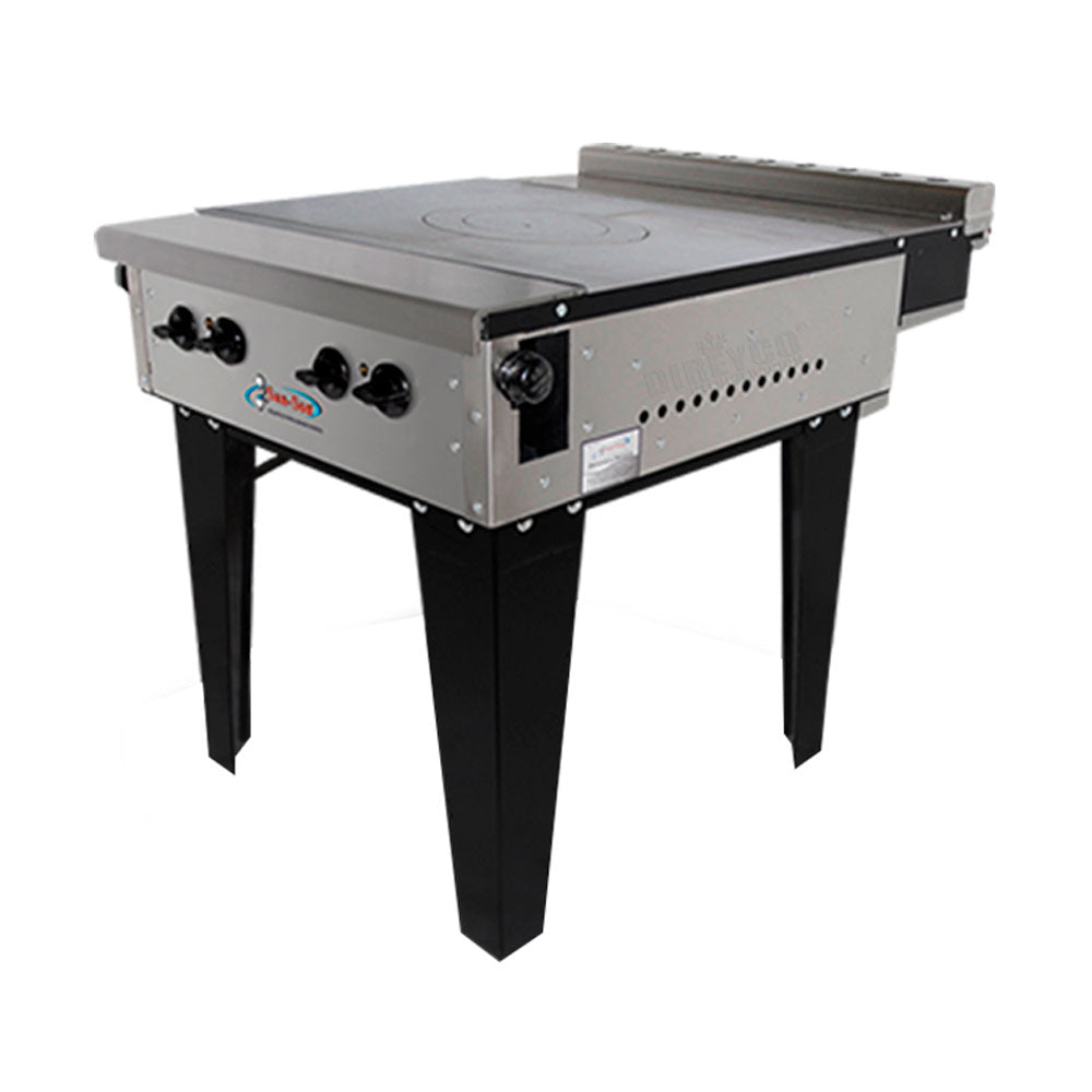 Plancha San-Son ZS-703 Con 4 Quemadores En Plancha De Cold Rolled Linea Extra Pesada