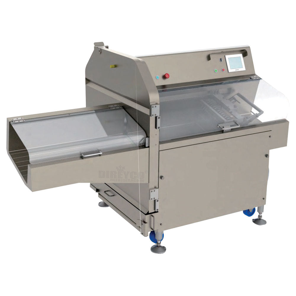 Rebanadora Automática Para Carne Congelada Watanabe Vortex Sistema De Corte Estilo Tijeras
