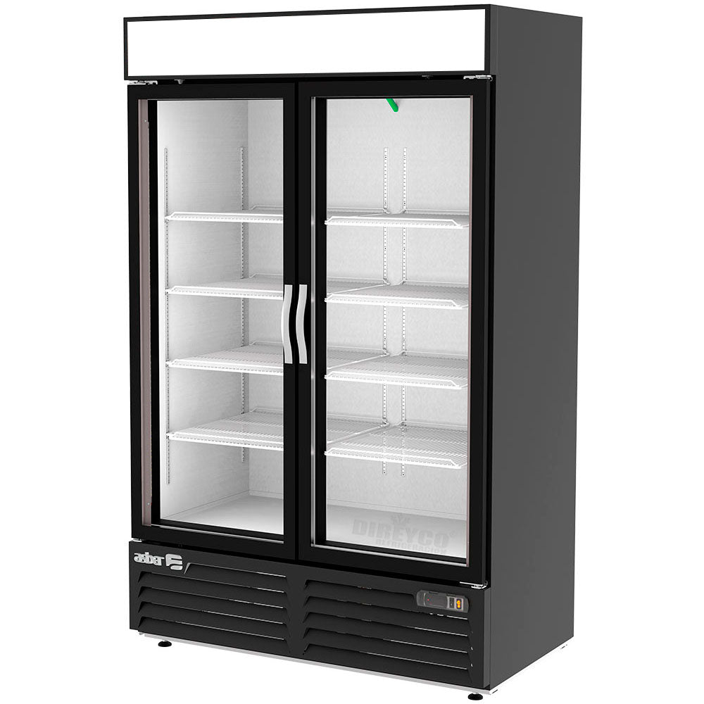 Refrigerador Asber ARMD-37 Doble Puerta De Cristal Merchandiser Line