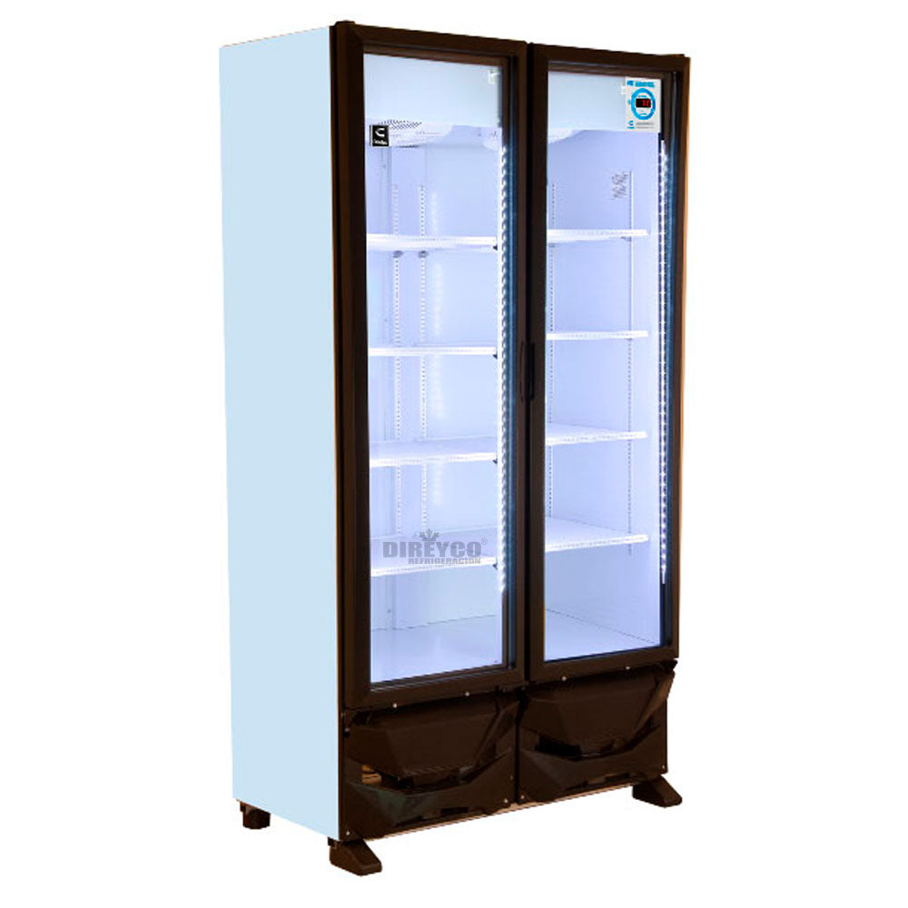 Refrigerador Criotec CFX-24 2P Doble Puerta De Cristal