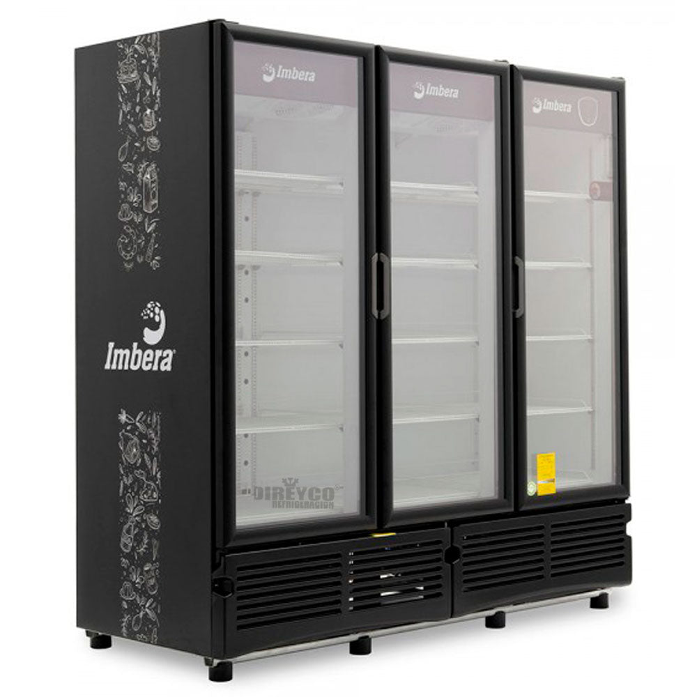 Refrigerador Imbera CCV-1350 Cervecero Tres Puertas De Cristal