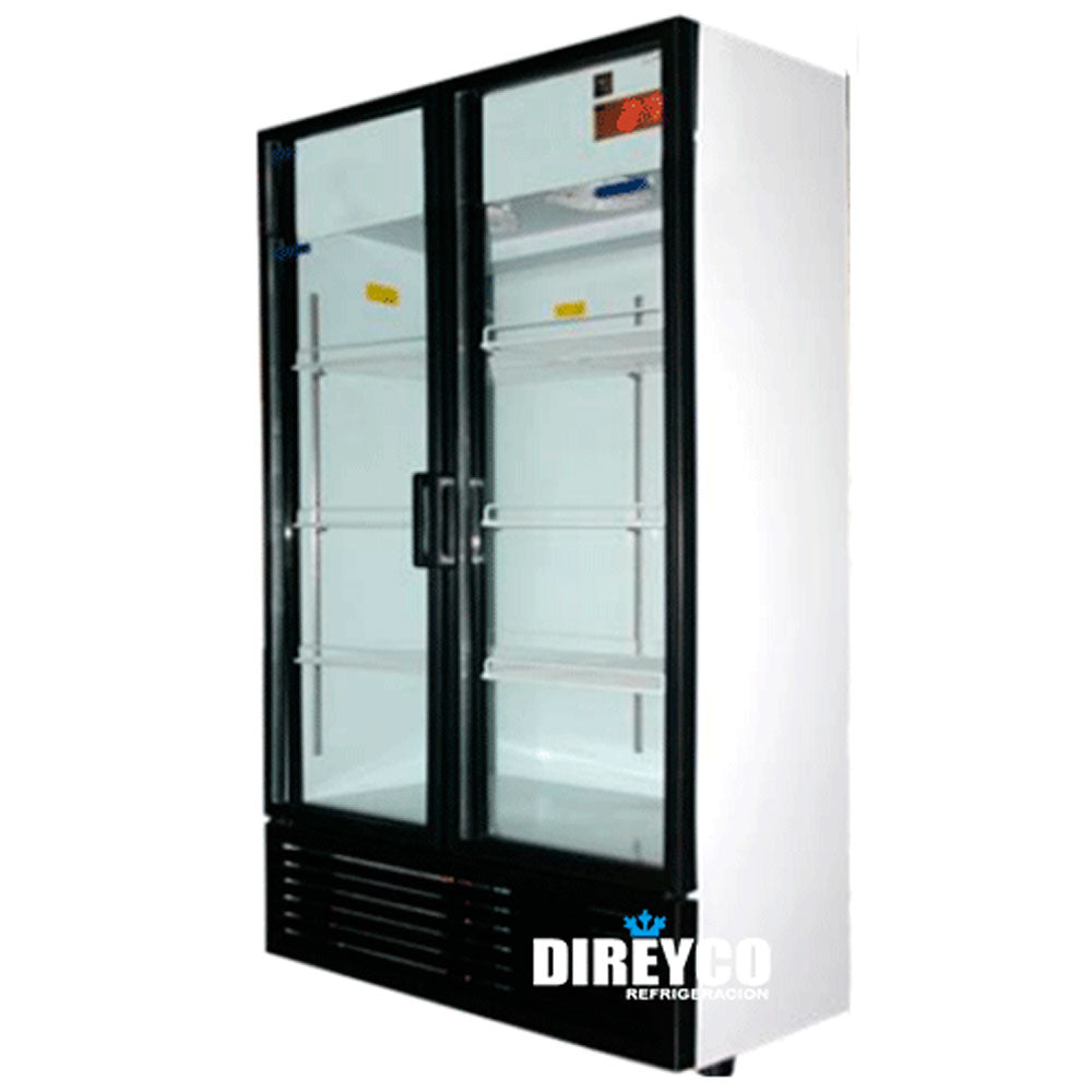 Refrigerador Masser VBL-600-2P Doble Puerta De Cristal