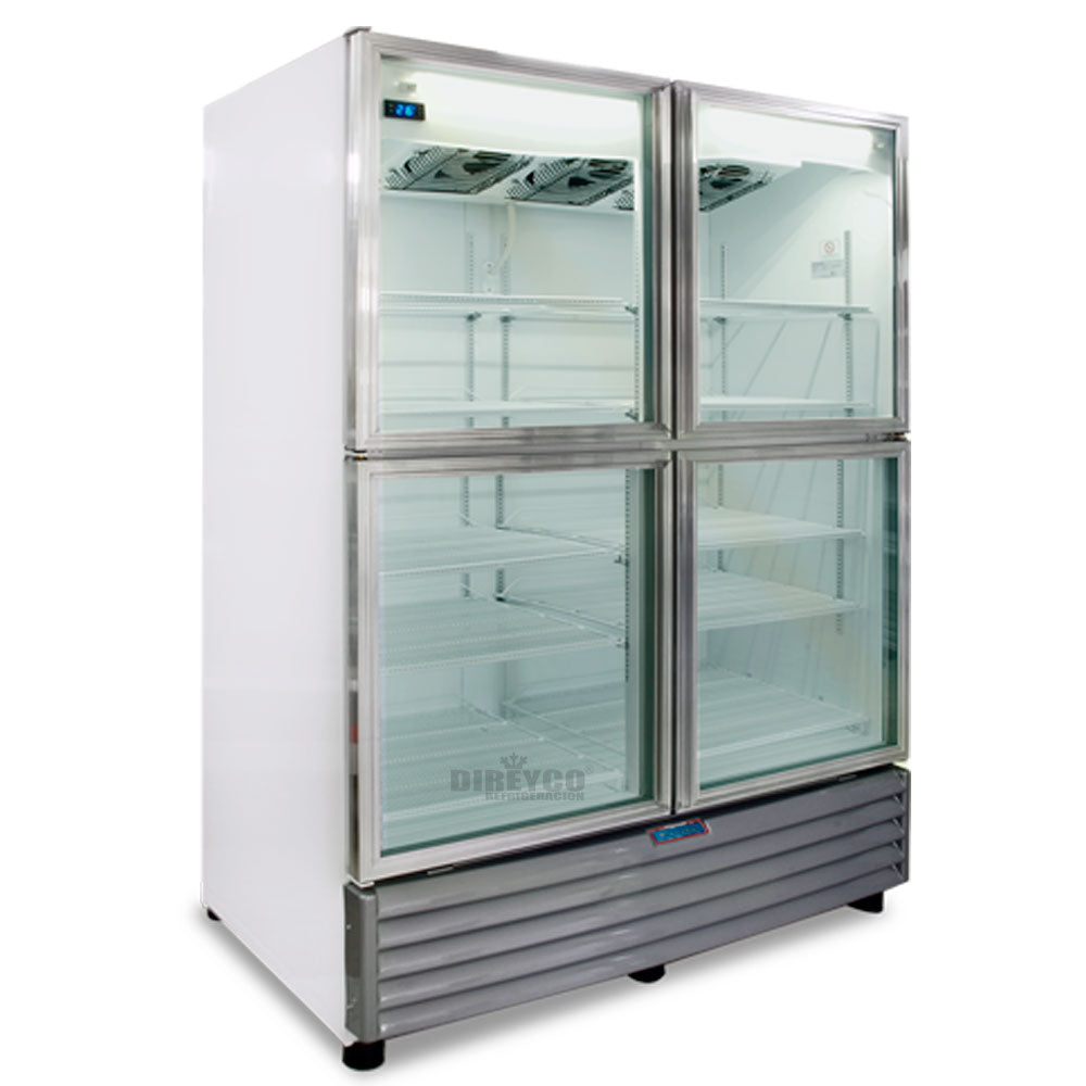 Refrigerador Nieto RB-804 Cuatro Puertas De Cristal By Metalfrio