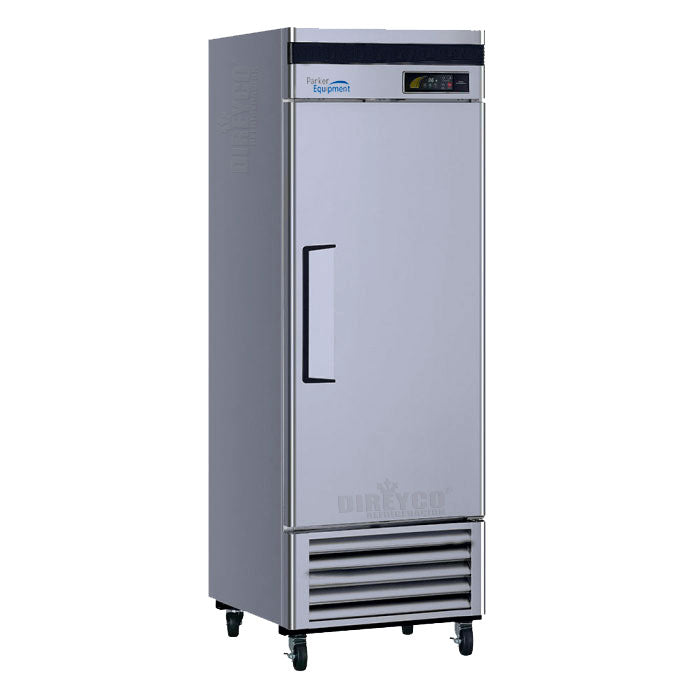 Refrigerador Parker RVA23-B De Acero Inoxidable 1 Puerta Solida