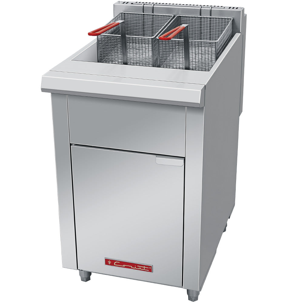 Freidora Coriat TURBO-30-5Q HD Con Dos Canastillas, Capacidad De 30 Litros De Aceite Con 5 Quemadores de Recuperación Inmediata Linea Eco
