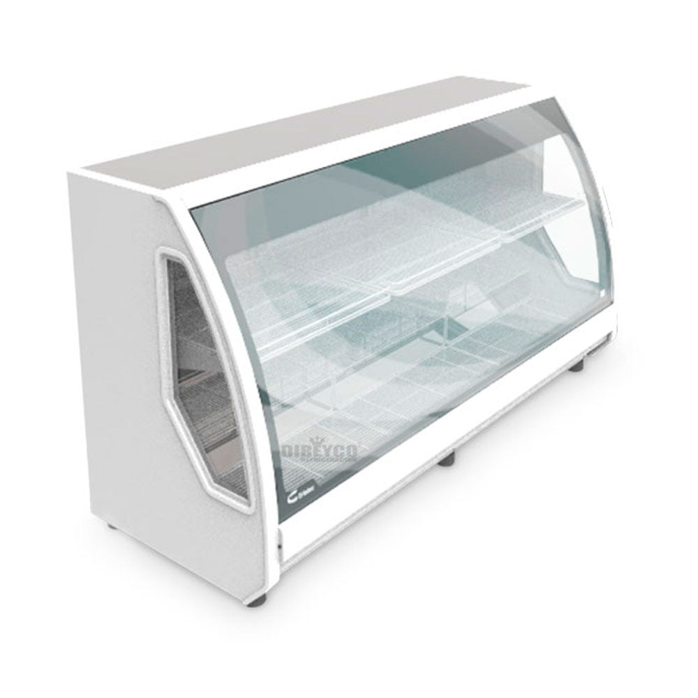 Vitrina Criotec VCC-200 Modular Blanca Cristal Curvo