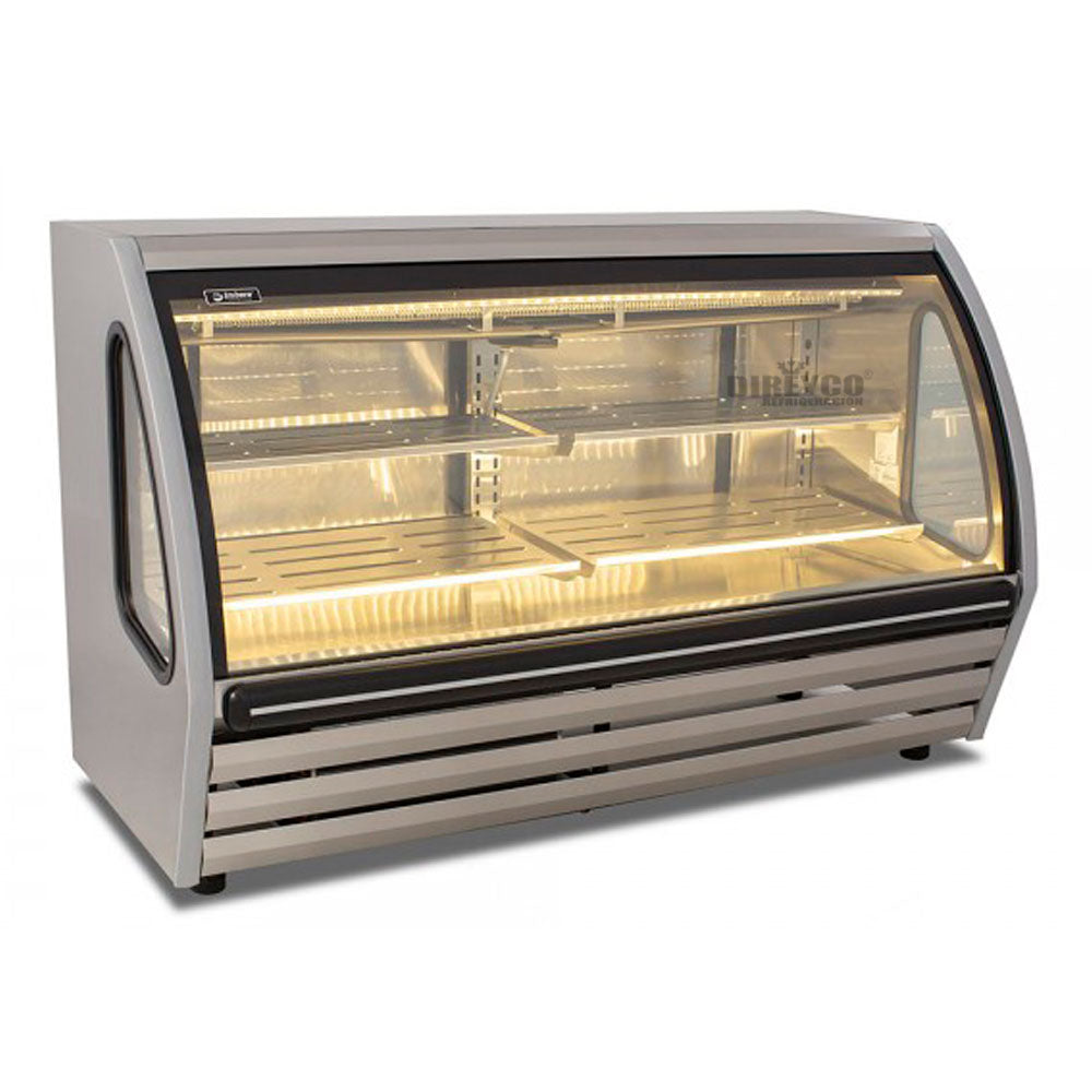 Vitrina Imbera BHS-200C-I Carnicera-Cremera Acero Inoxidable Cristal Curvo - 1020090 PTVP-0085
