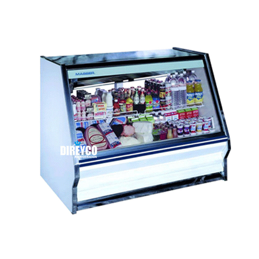 Vitrina Masser RHN-1000 Cristal Recto Parrillas Ajustables
