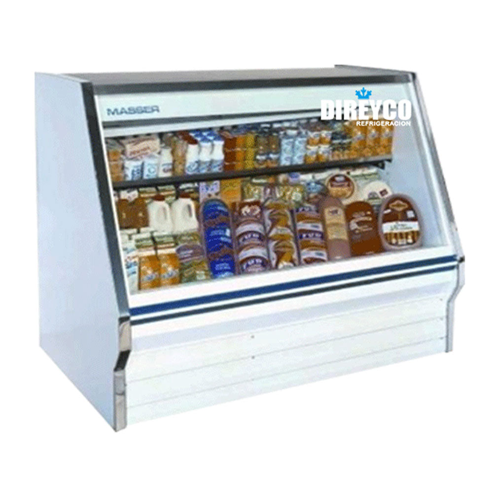 Vitrina Masser RHNLA-1500 Cristal Recto Entrepaños De Acero Inoxidable