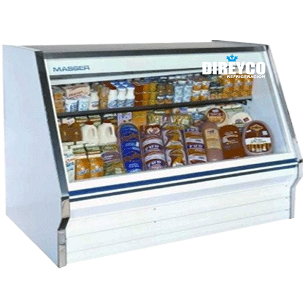 Vitrina Masser RHNLA-2000 Cristal Recto Entrepaños De Acero Inoxidable