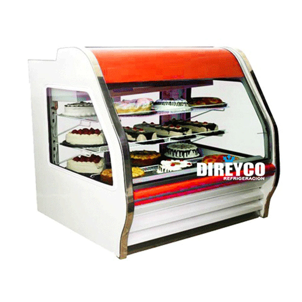 Vitrina Masser RHNVC-1000CC Cristal Doble Curva Parrillas Ajustables