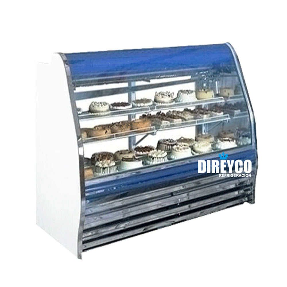 Vitrina Masser RHNVC-1500 Cristal Curvo Retro Parrillas Ajustables
