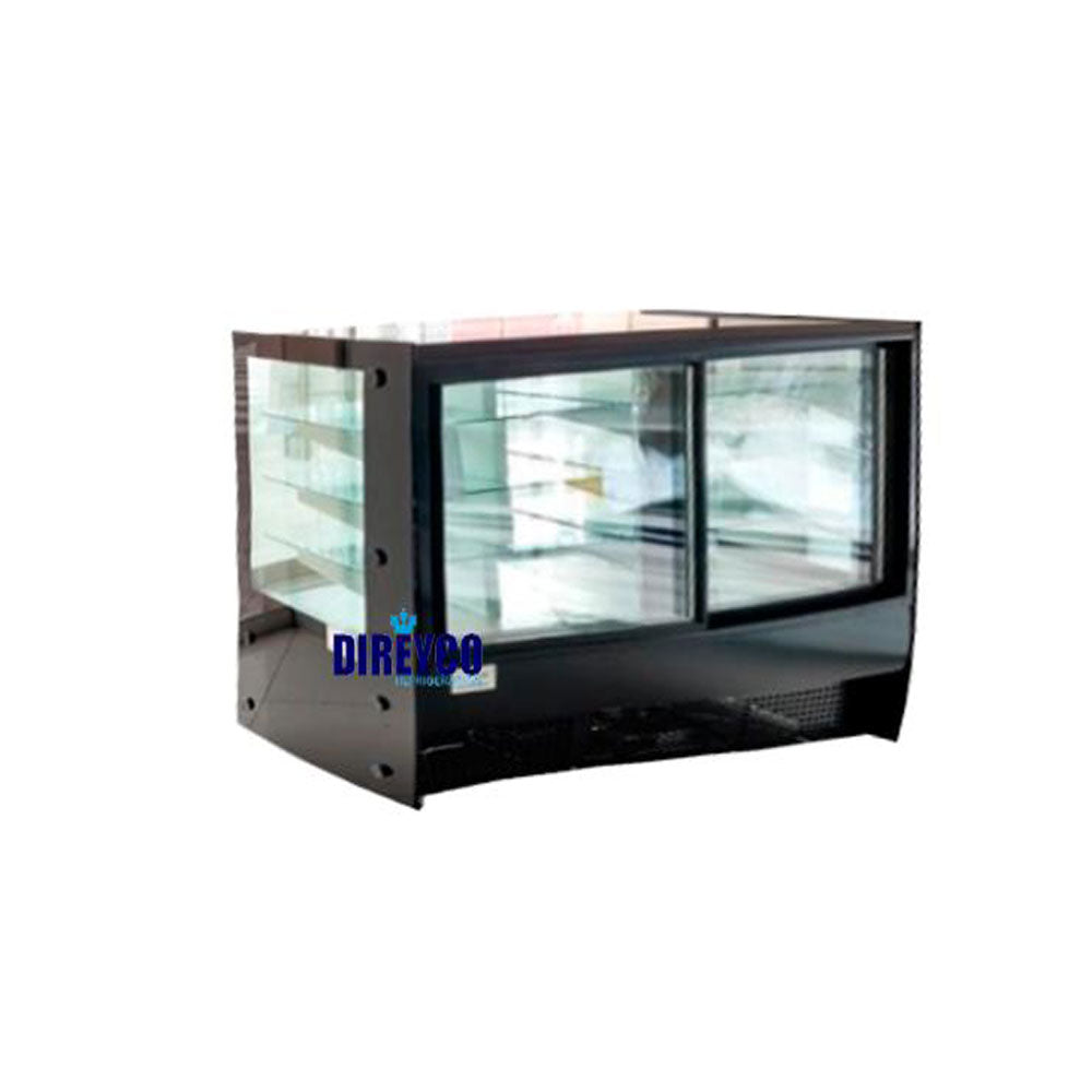 Vitrina Masser RHNVCT-1000-FGCBP Cristal Recto Full Glass CUBO BAJO PLUS Entrepaños De Cristal Iluminados