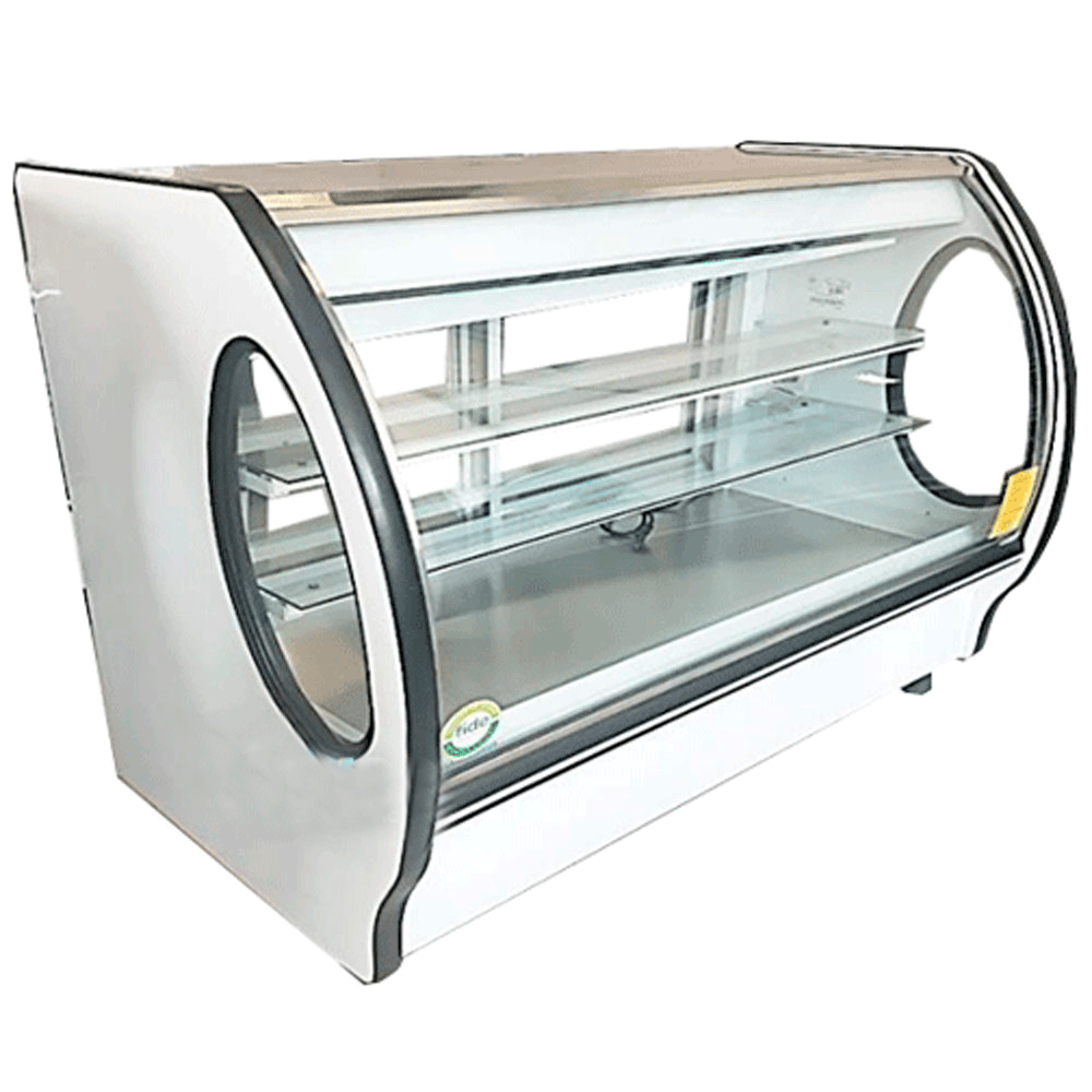 Vitrina Masser RHNVCT-2000-ECR Cristal Curvo Entrepaños De Cristal